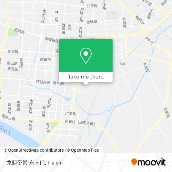 龙熙帝景-东南门 map