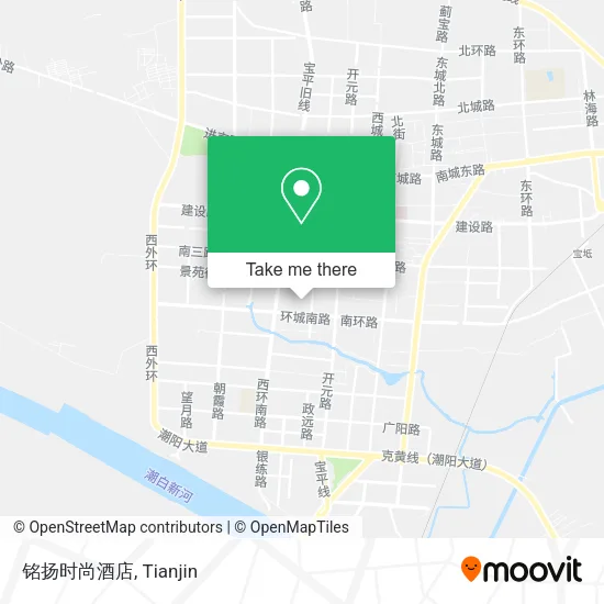 铭扬时尚酒店 map