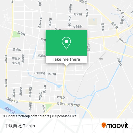 中联商场 map