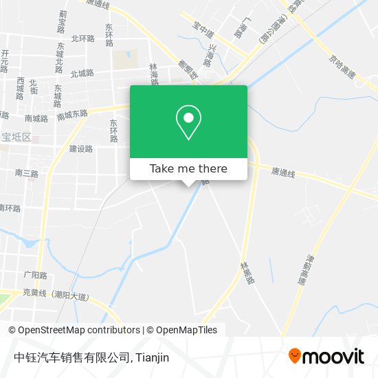中钰汽车销售有限公司 map