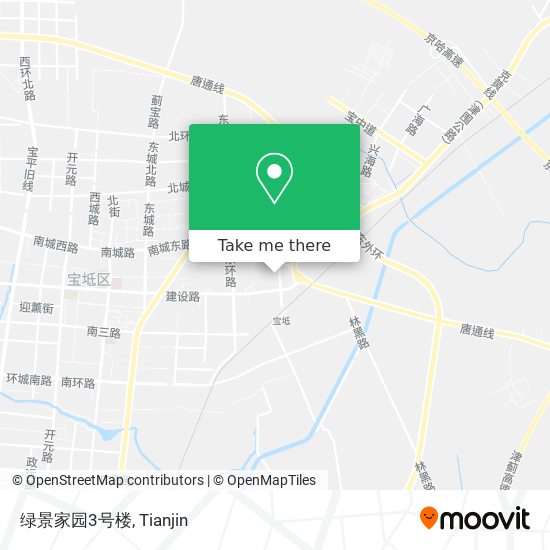 绿景家园3号楼 map