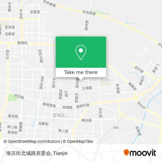 海滨街北城路居委会 map