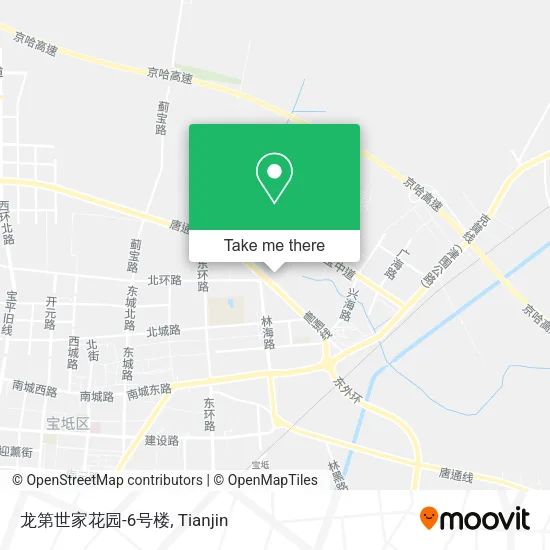 龙第世家花园-6号楼 map