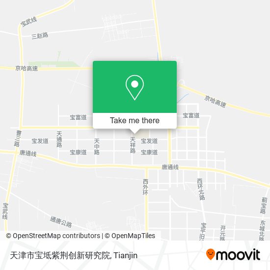 天津市宝坻紫荆创新研究院 map