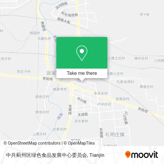 中共蓟州区绿色食品发展中心委员会 map