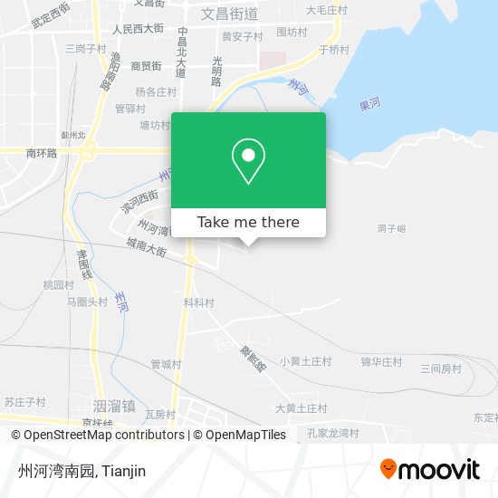 州河湾南园 map