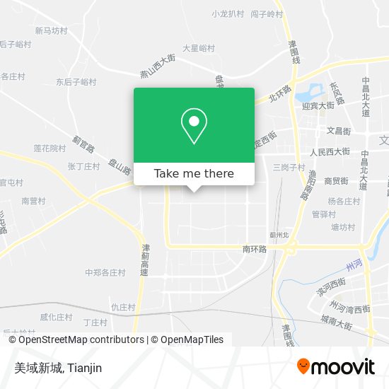 美域新城 map