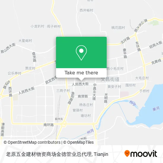 老原五金建材物资商场金德管业总代理 map