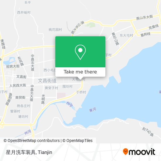 星月洗车装具 map