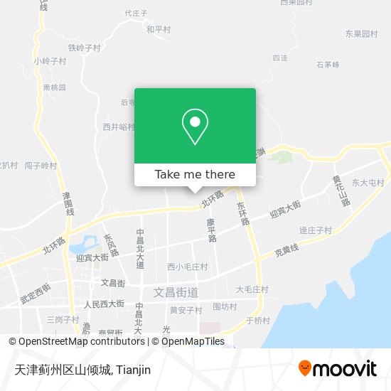 天津蓟州区山倾城 map