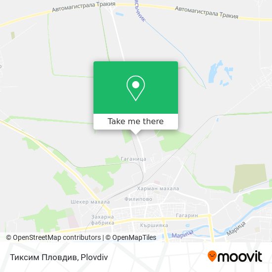 Тиксим Пловдив map