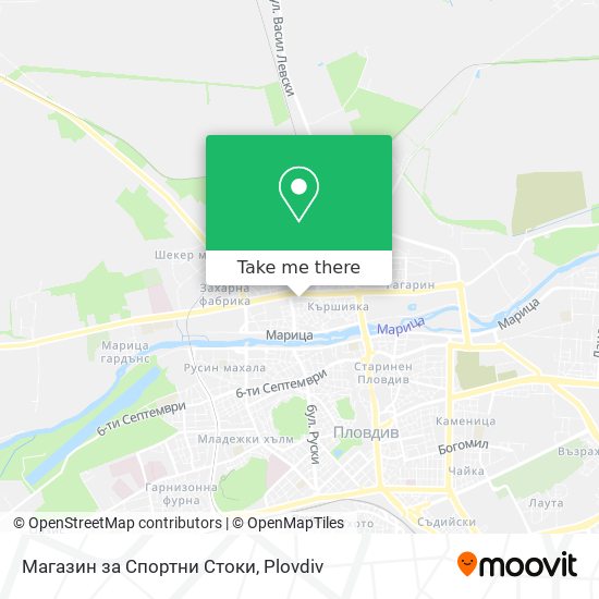 Магазин за Спортни Стоки map