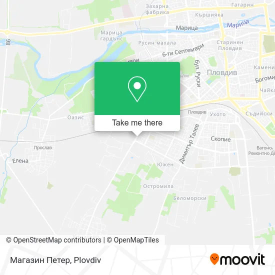 Карта Магазин Петер