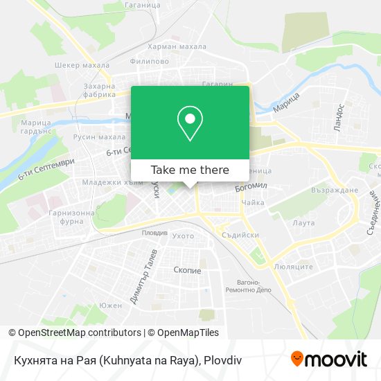 Кухнята на Рая (Kuhnyata na Raya) map
