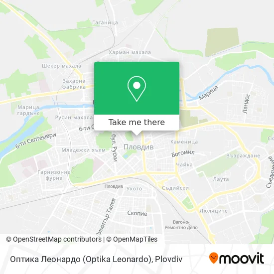 Карта Оптика Леонардо (Optika Leonardo)