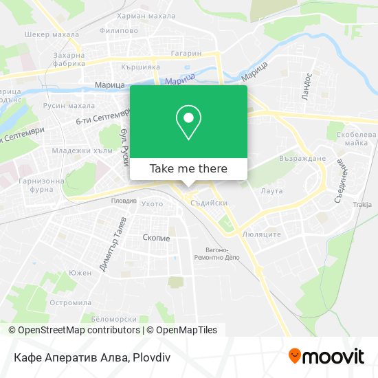 Кафе Аператив Алва map