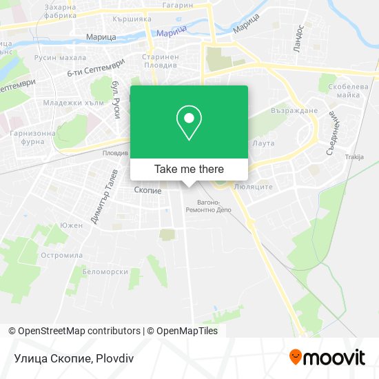 Улица Скопие map