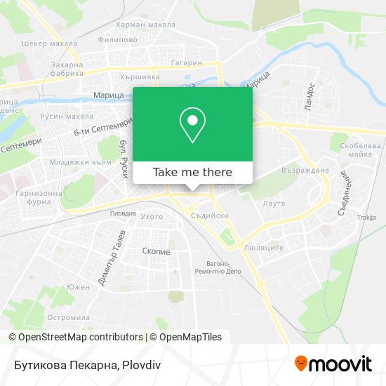 Бутикова Пекарна map