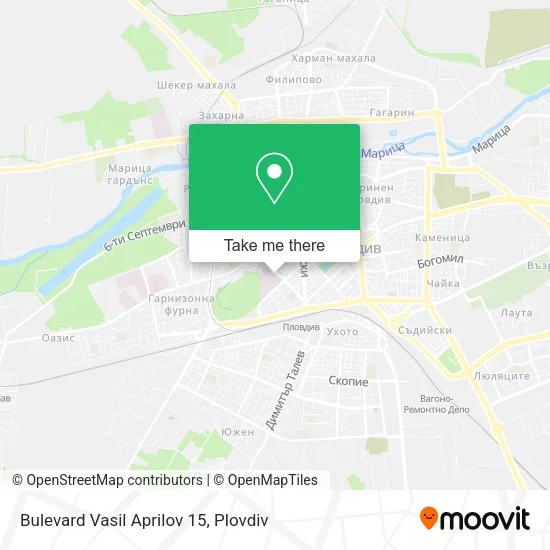 Карта Bulevard Vasil Aprilov 15
