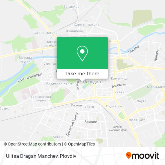 Ulitsa Dragan Manchev map