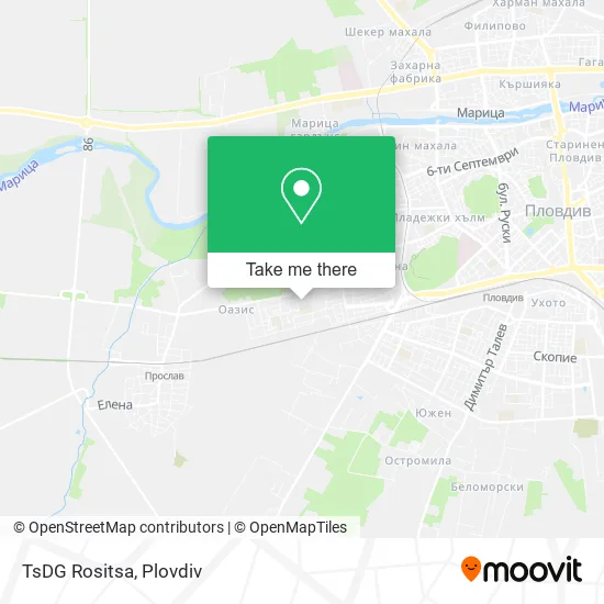 Карта TsDG Rositsa