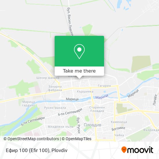 Ефир 100 (Efir 100) map
