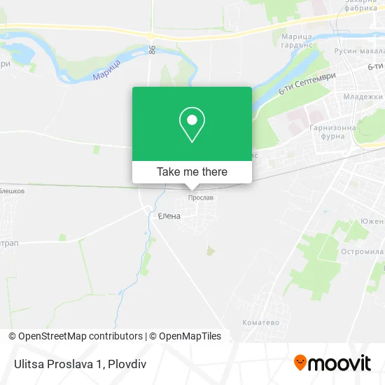 Карта Ulitsa Proslava 1
