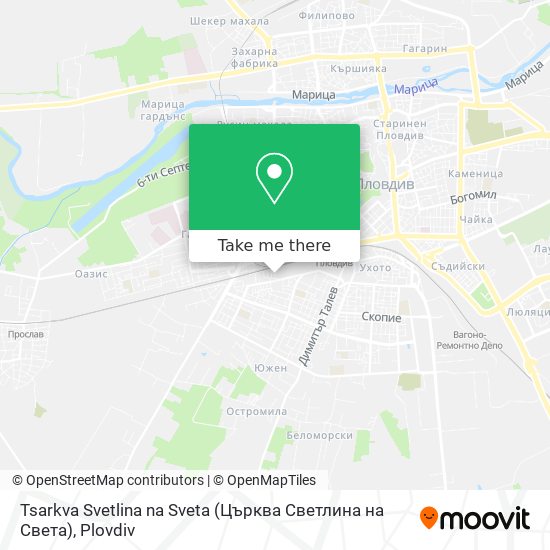 Tsarkva Svetlina na Sveta (Църква Светлина на Света) map