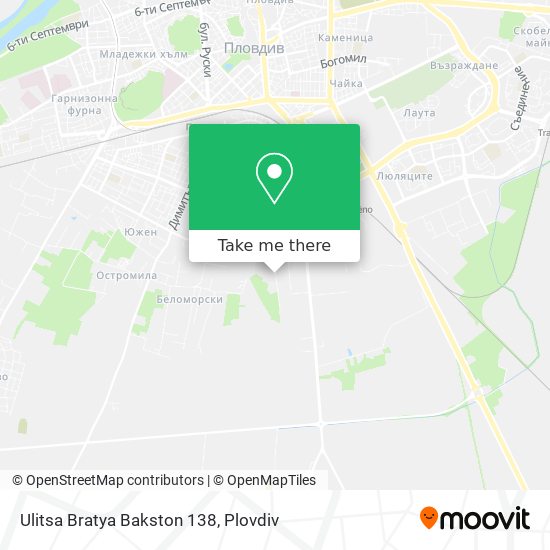Ulitsa Bratya Bakston 138 map