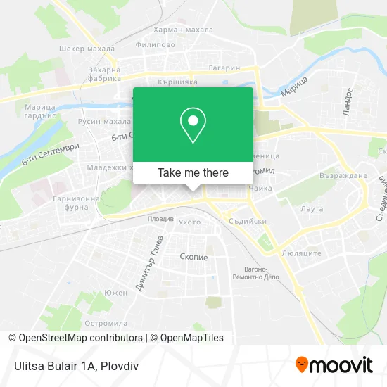 Карта Ulitsa Bulair 1А