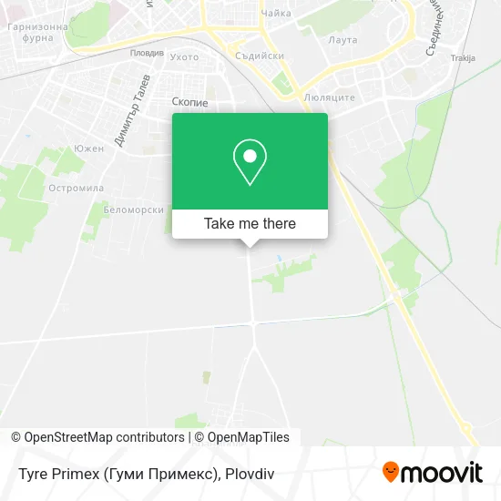 Карта Tyre Primex (Гуми Примекс)