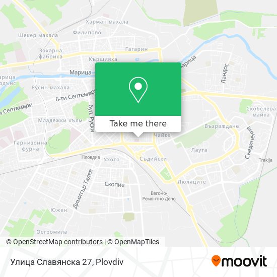 Улица Славянска 27 map
