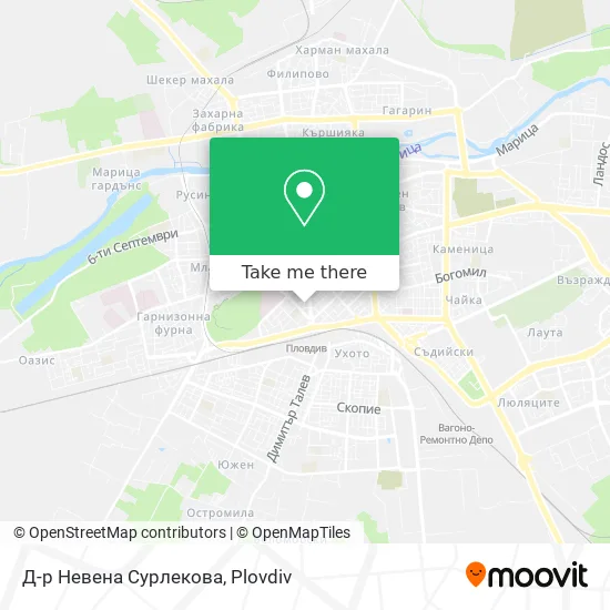 Карта Д-р Невена Сурлекова
