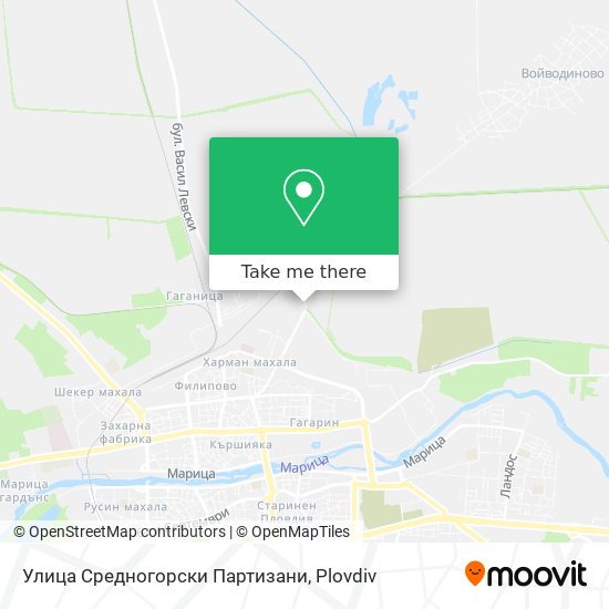 Улица Средногорски Партизани map
