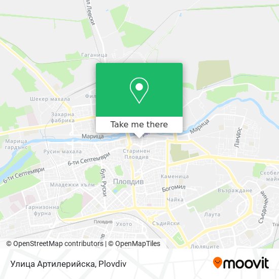 Улица Артилерийска map