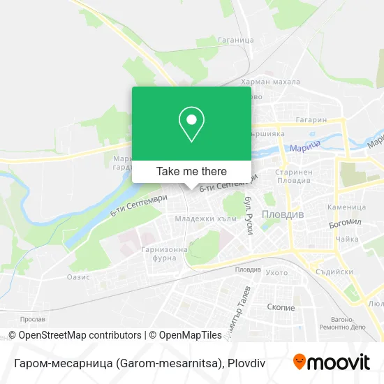 Карта Гаром-месарница (Garom-mesarnitsa)