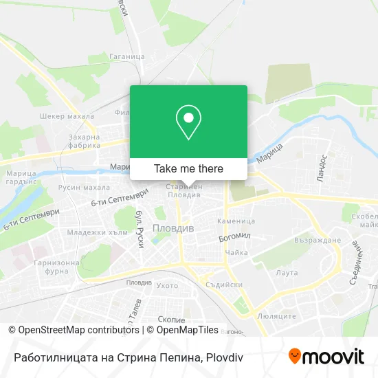 Карта Работилницата на Стрина Пепина
