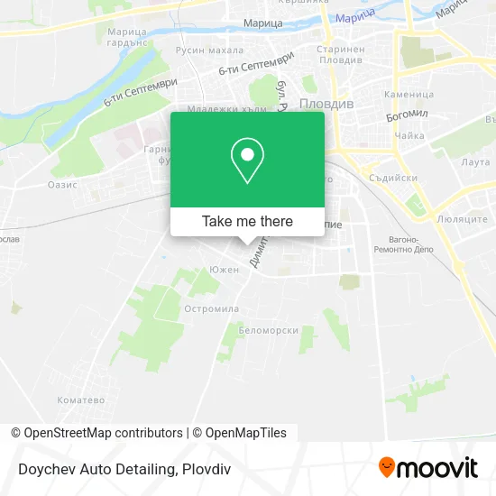 Карта Doychev Auto Detailing
