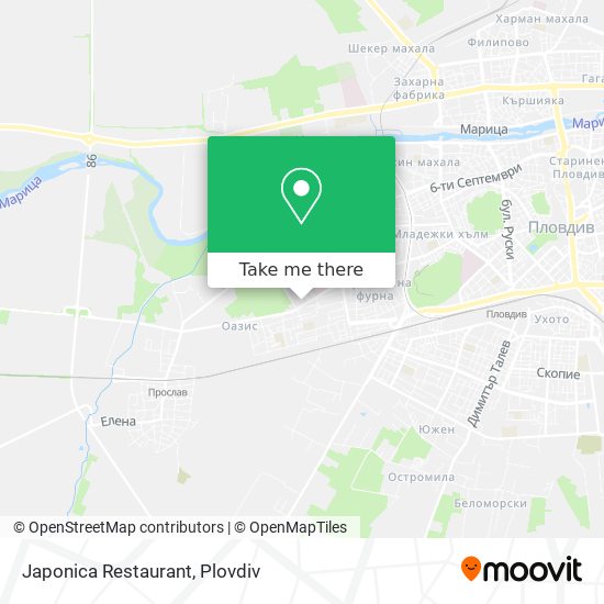 Japonica Restaurant map