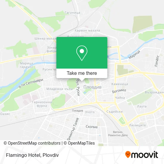 Карта Flamingo Hotel