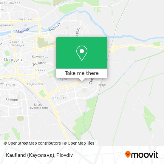 Kaufland (Кауфланд) map