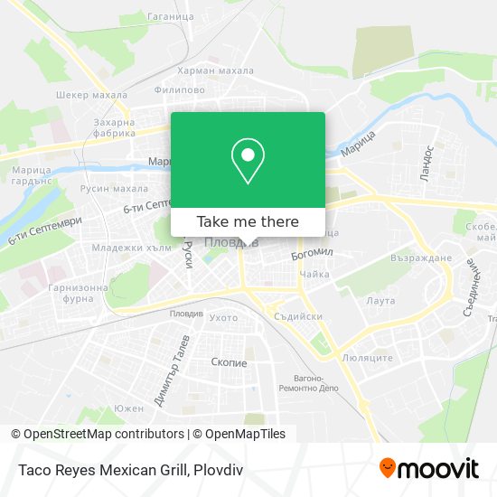 Taco Reyes Mexican Grill map