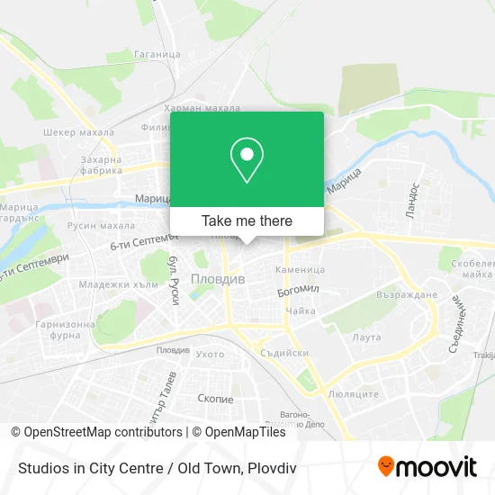 Карта Studios in City Centre / Old Town