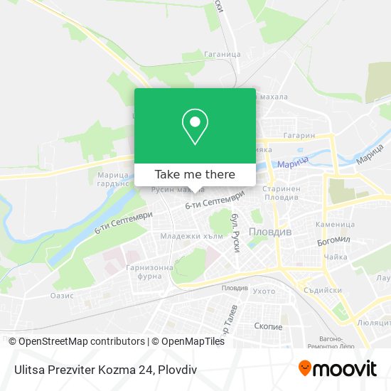 Ulitsa Prezviter Kozma 24 map