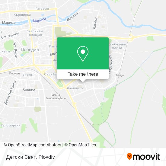 Детски Свят map