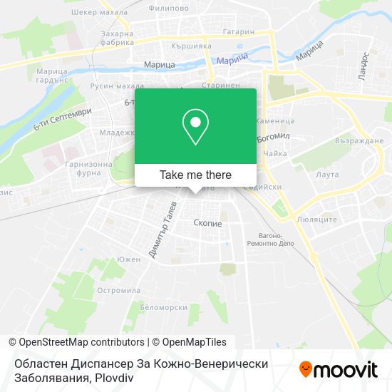 Карта Областен Диспансер За Кожно-Венерически Заболявания