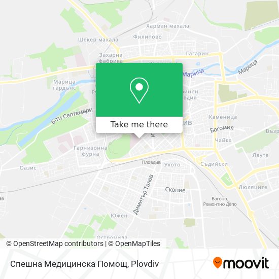 Спешна Медицинска Помощ map