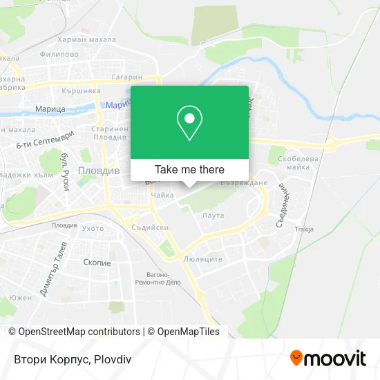 Карта Втори Корпус