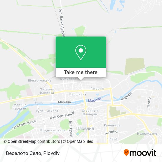 Веселото Село map