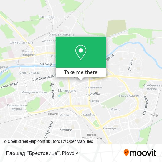 Площад ""Брестовица"" map